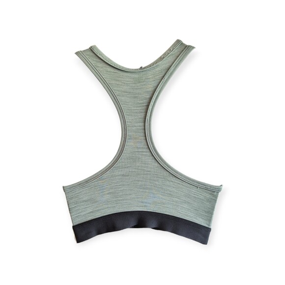 Women's Nike Dri-Fit Medium Support Racerback Sports Bra Size Small Color Gray - Picture 3 of 6